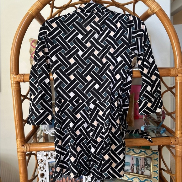 DVF short wrap silk romper xs/0 - Picture 3 of 7